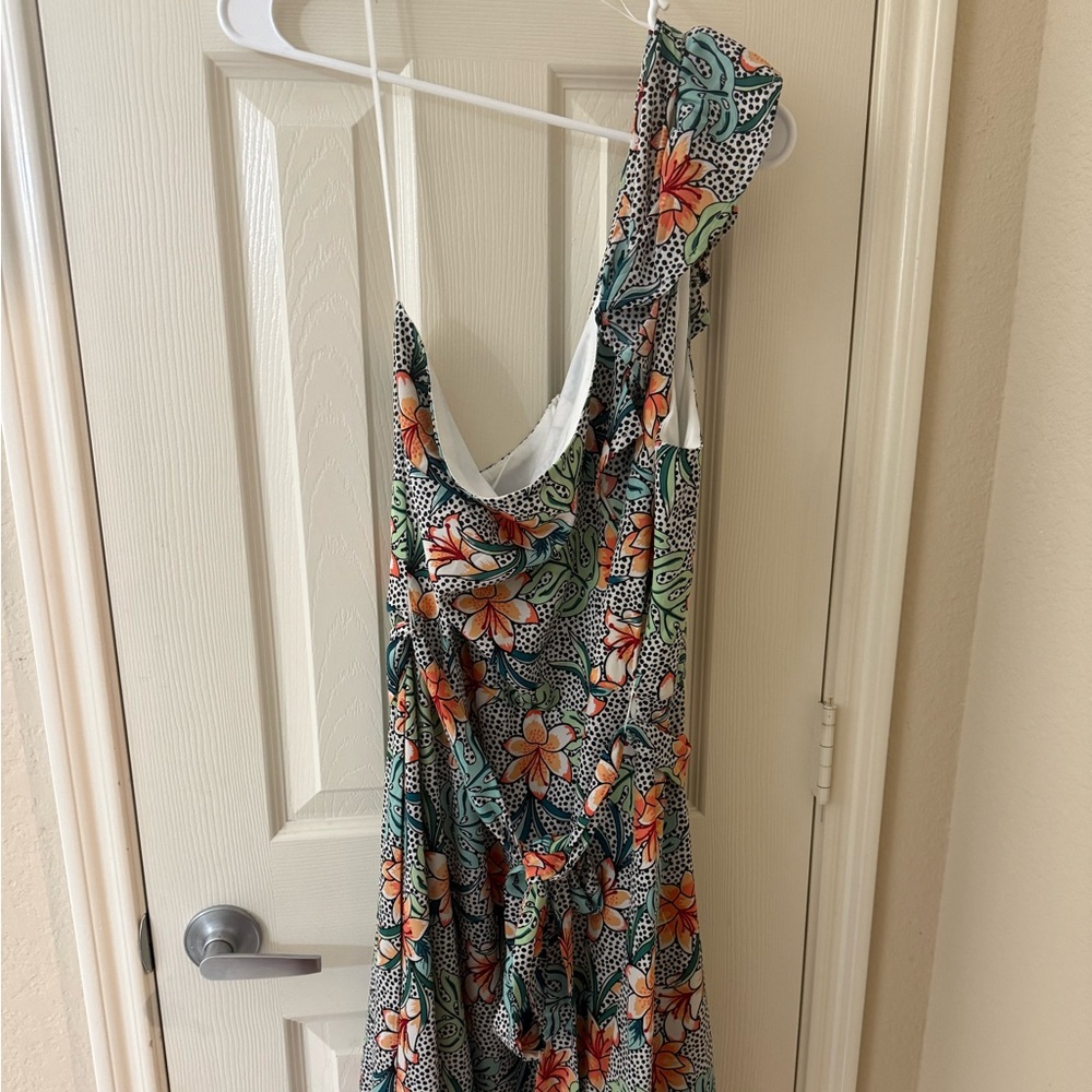 Francesca’s NWT one shoulder dress
